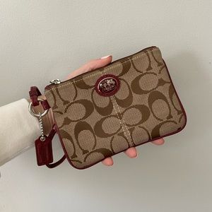Iconic Coach Wristlet